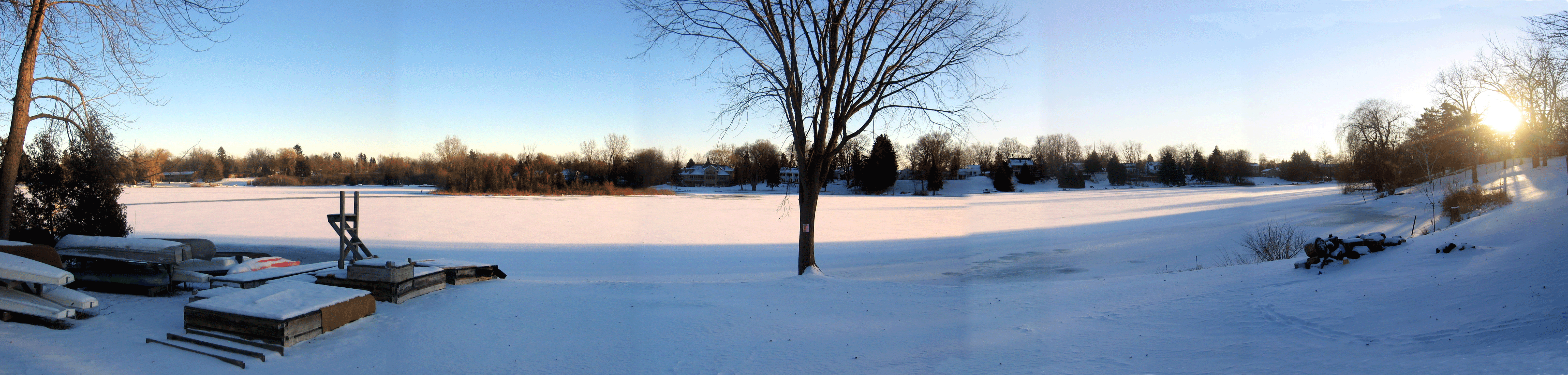 Parke Lake in winter